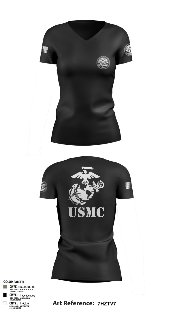 Women's Short Sleeve Vneck Shirt, Marines, Marines, Teamtime, Team time, sublimation, custom sports apparel, team uniforms, spirit wear, spiritwear, sports uniforms, custom shirts, team store, custom team store, fundraiser sports, apparel fundraiser