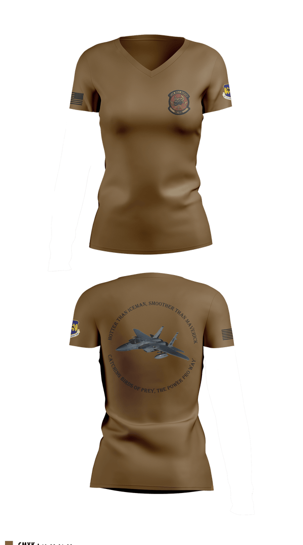 Women's Short Sleeve Vneck Shirt, 332 ECES, Air Force, Teamtime, Team time, sublimation, custom sports apparel, team uniforms, spirit wear, spiritwear, sports uniforms, custom shirts, team store, custom team store, fundraiser sports, apparel fundraiser