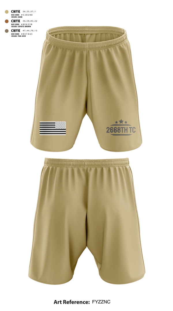Athletic Shorts With Pockets, 2668th TC, National Guard, Teamtime, Team time, sublimation, custom sports apparel, team uniforms, spirit wear, spiritwear, sports uniforms, custom shirts, team store, custom team store, fundraiser sports, apparel fundraiser