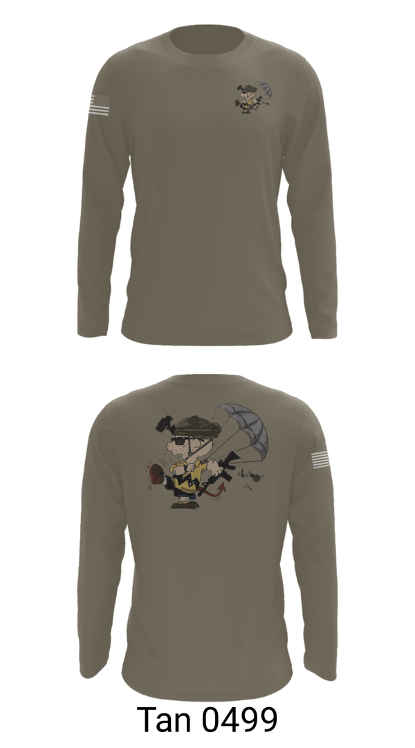 Long Sleeve Performance Shirt, 1-508th PIR, Army, Teamtime, Team time, sublimation, custom sports apparel, team uniforms, spirit wear, spiritwear, sports uniforms, custom shirts, team store, custom team store, fundraiser sports, apparel fundraiser