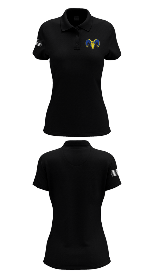 Women's Short Sleeve Performance Polo, Cuba High School Volleyball, Women's Volleyball, Teamtime, Team time, sublimation, custom sports apparel, team uniforms, spirit wear, spiritwear, sports uniforms, custom shirts, team store, custom team store, fundraiser sports, apparel fundraiser