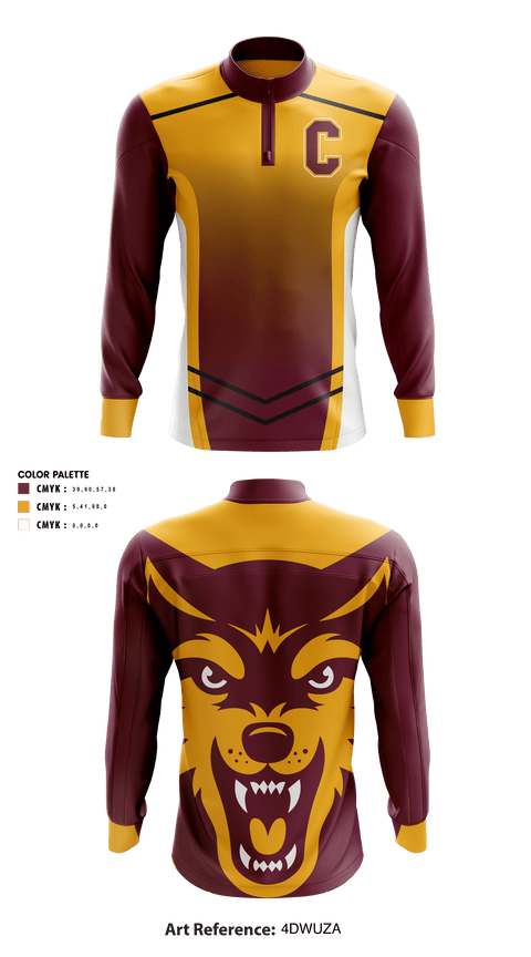 Quarter Zip Jacket, Colonie Central High School Volleyball, Women's Volleyball, Teamtime, Team time, sublimation, custom sports apparel, team uniforms, spirit wear, spiritwear, sports uniforms, custom shirts, team store, custom team store, fundraiser sports, apparel fundraiser