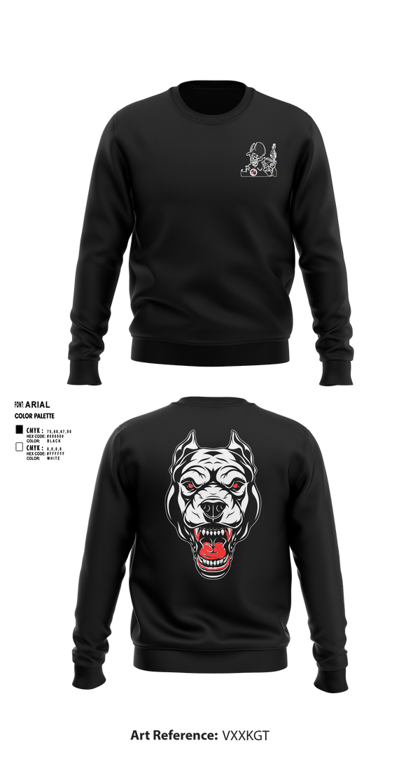 Crew Neck Sweatshirt, Oscar Golf Charlie Tango, Army, Teamtime, Team time, sublimation, custom sports apparel, team uniforms, spirit wear, spiritwear, sports uniforms, custom shirts, team store, custom team store, fundraiser sports, apparel fundraiser