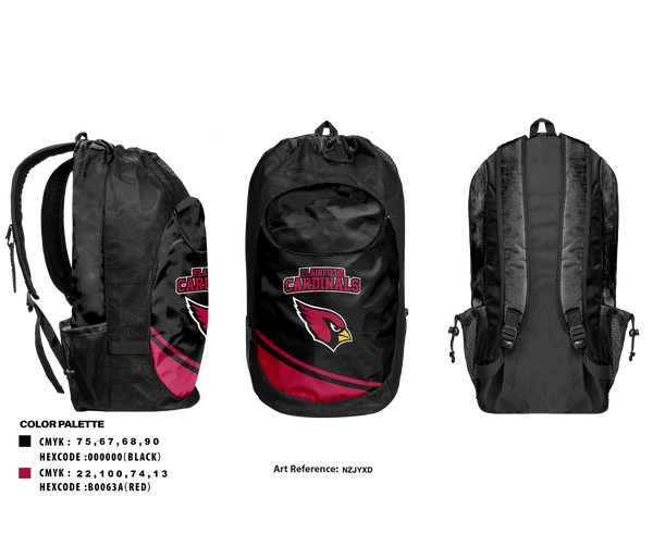 Gear Bag, plainfield cardinals, Track & Field, Teamtime, Team time, sublimation, custom sports apparel, team uniforms, spirit wear, spiritwear, sports uniforms, custom shirts, team store, custom team store, fundraiser sports, apparel fundraiser