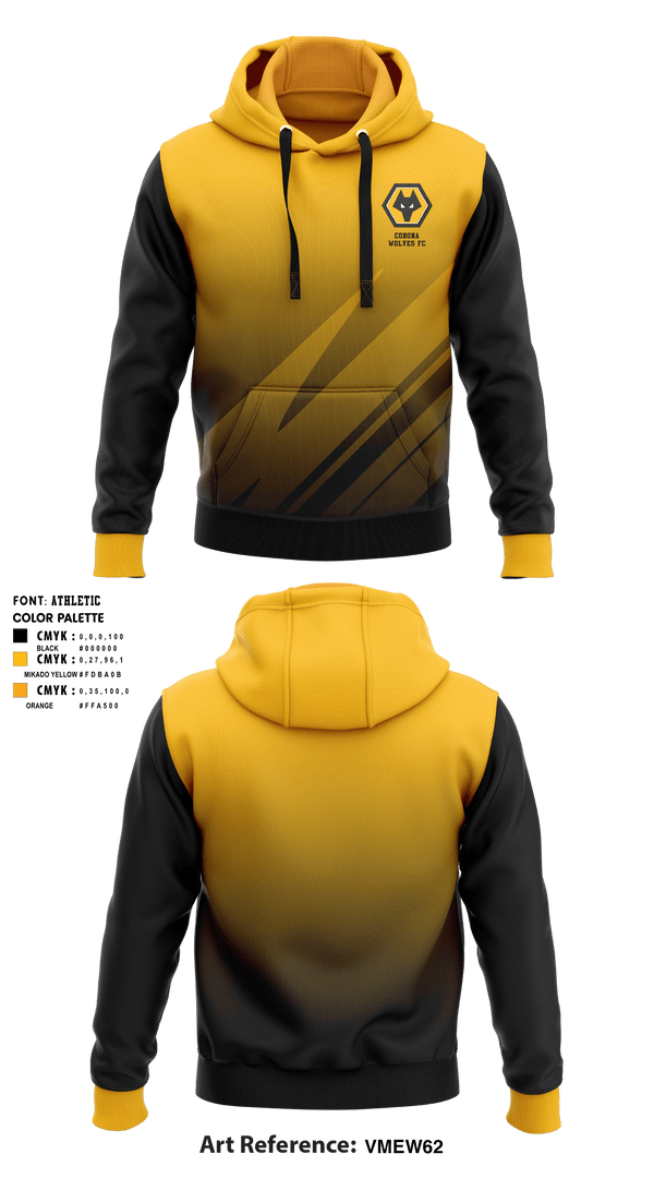Hoodie, Corona wolves fc, Men's Soccer, Teamtime, Team time, sublimation, custom sports apparel, team uniforms, spirit wear, spiritwear, sports uniforms, custom shirts, team store, custom team store, fundraiser sports, apparel fundraiser