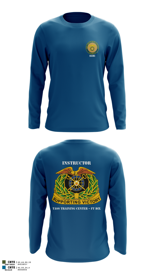 Long Sleeve Performance Shirt, 80th TC, TTC-Dix, Army, Teamtime, Team time, sublimation, custom sports apparel, team uniforms, spirit wear, spiritwear, sports uniforms, custom shirts, team store, custom team store, fundraiser sports, apparel fundraiser