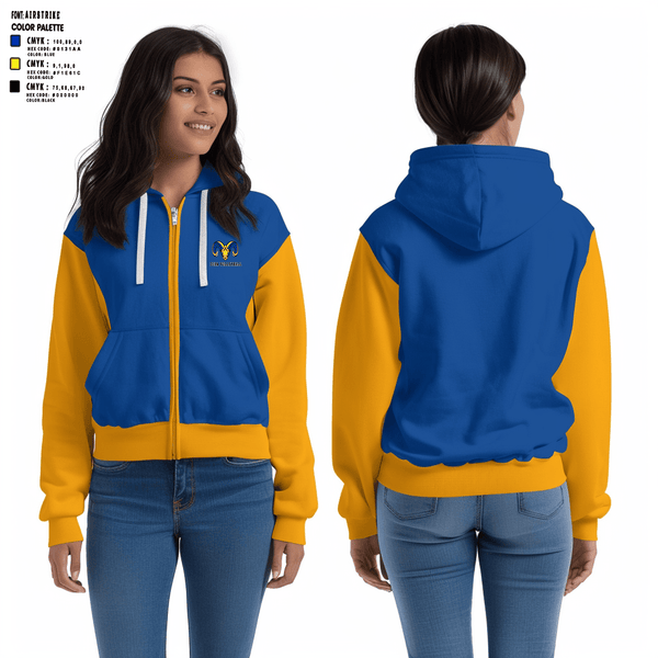 Zip Hoodie, Cuba High School Volleyball, Women's Volleyball, Teamtime, Team time, sublimation, custom sports apparel, team uniforms, spirit wear, spiritwear, sports uniforms, custom shirts, team store, custom team store, fundraiser sports, apparel fundraiser