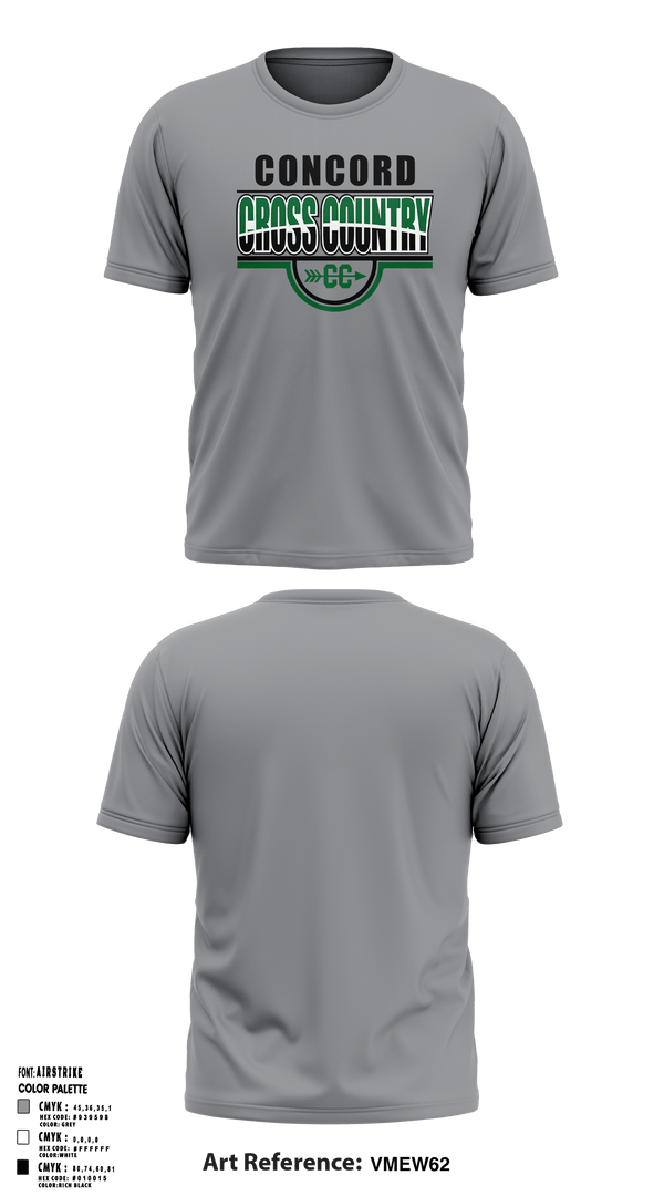Short Sleeve Performance Shirt, CONCORD HIGH SCHOOL Cross Country, Cross Country, Teamtime, Team time, sublimation, custom sports apparel, team uniforms, spirit wear, spiritwear, sports uniforms, custom shirts, team store, custom team store, fundraiser sports, apparel fundraiser