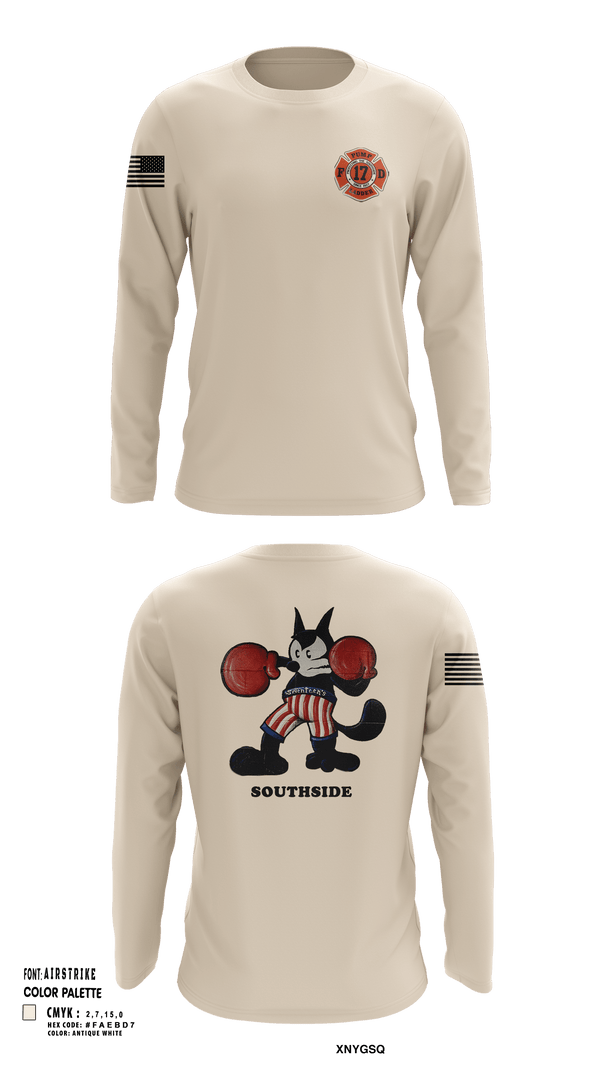 Long Sleeve Performance Shirt, Station 17, Fire Department, Teamtime, Team time, sublimation, custom sports apparel, team uniforms, spirit wear, spiritwear, sports uniforms, custom shirts, team store, custom team store, fundraiser sports, apparel fundraiser