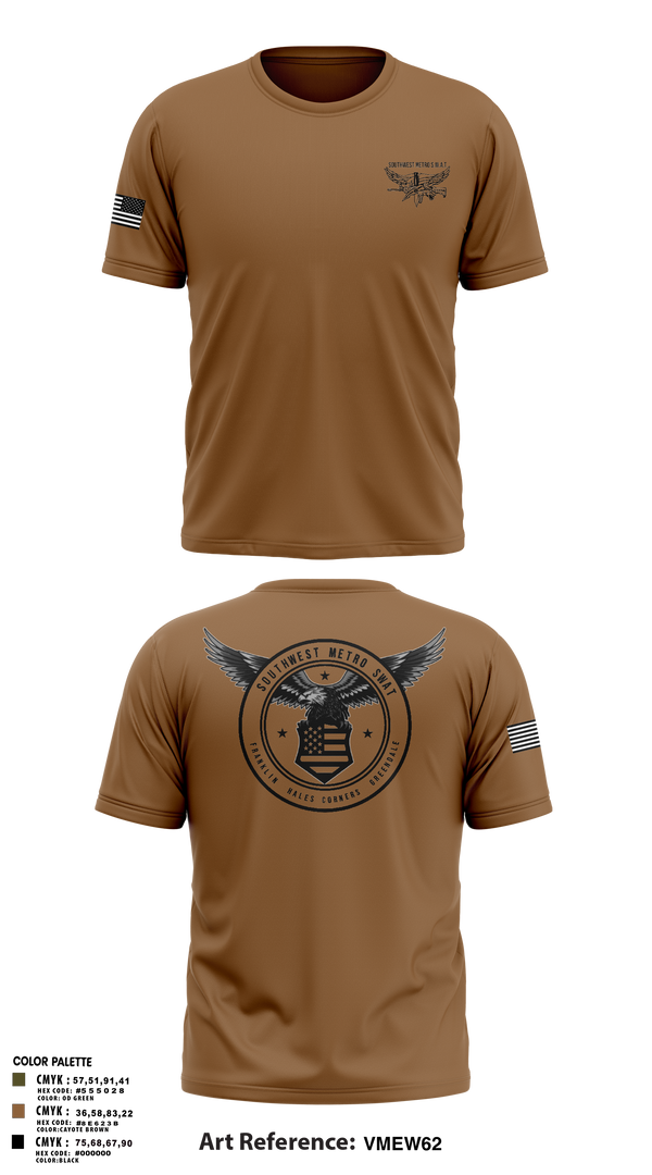 Old School Cotton Feel Shirt, Southwest Metro SWAT, Police, Teamtime, Team time, sublimation, custom sports apparel, team uniforms, spirit wear, spiritwear, sports uniforms, custom shirts, team store, custom team store, fundraiser sports, apparel fundraiser
