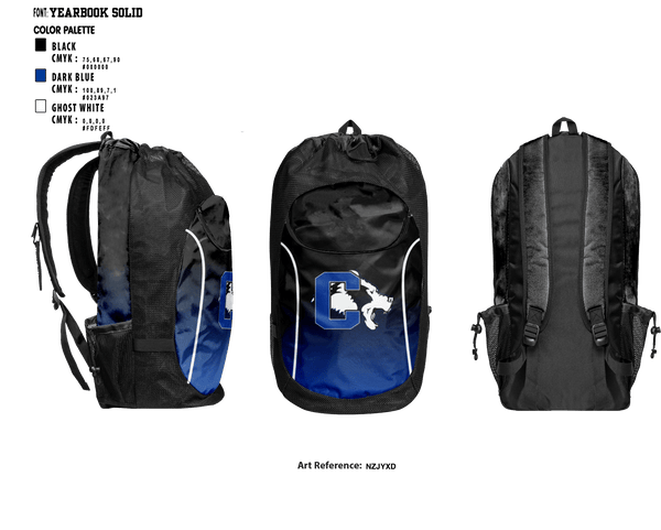 Gear Bag, Bruins, Men's Basketball, Teamtime, Team time, sublimation, custom sports apparel, team uniforms, spirit wear, spiritwear, sports uniforms, custom shirts, team store, custom team store, fundraiser sports, apparel fundraiser