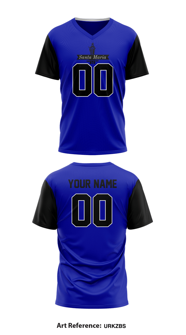 Mens Soccer Jersey, Santa Maria, Men's Soccer, Teamtime, Team time, sublimation, custom sports apparel, team uniforms, spirit wear, spiritwear, sports uniforms, custom shirts, team store, custom team store, fundraiser sports, apparel fundraiser