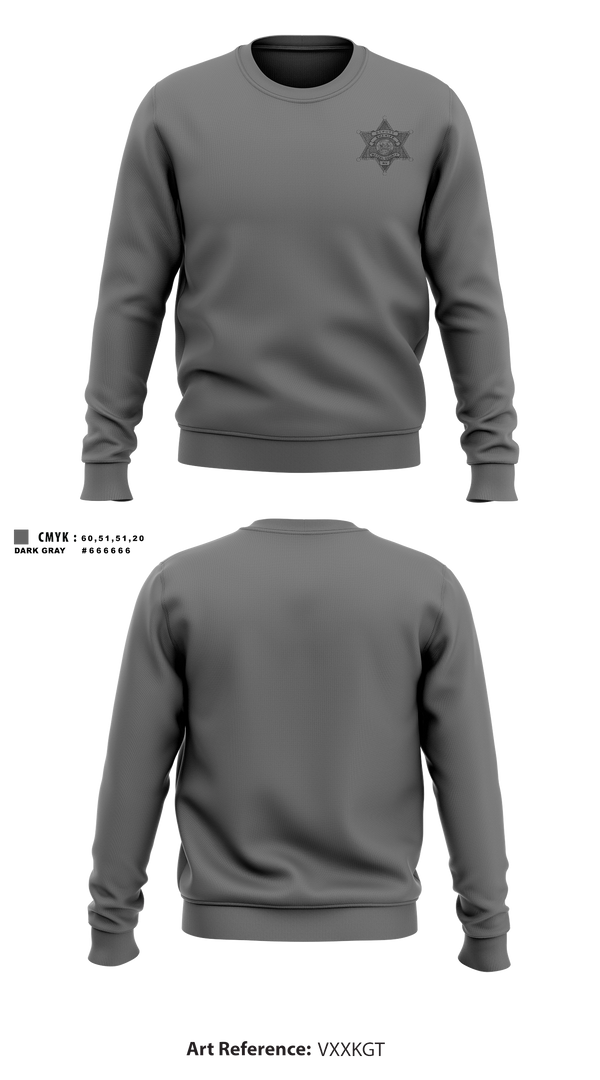 Wetzel County Sheriff Crew Neck Sweatshirt - 21