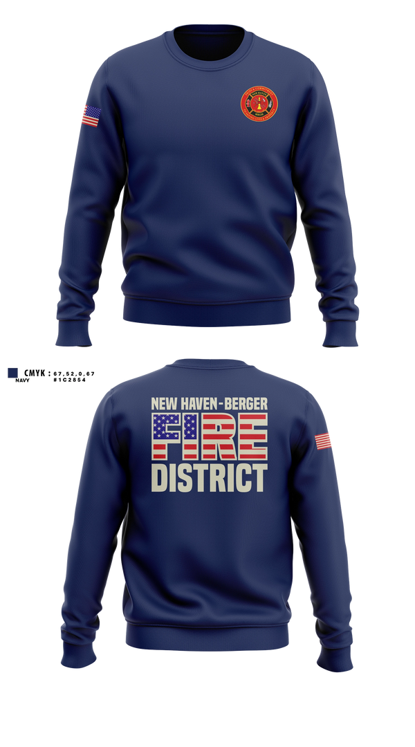 NEW HAVEN - BERGER FIRE DISTRICT Crew Neck Sweatshirt - 11