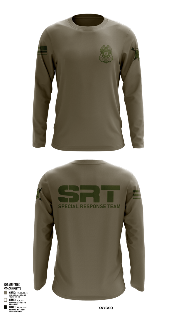 Long Sleeve Performance Shirt, NNSS SRT, Police, Teamtime, Team time, sublimation, custom sports apparel, team uniforms, spirit wear, spiritwear, sports uniforms, custom shirts, team store, custom team store, fundraiser sports, apparel fundraiser