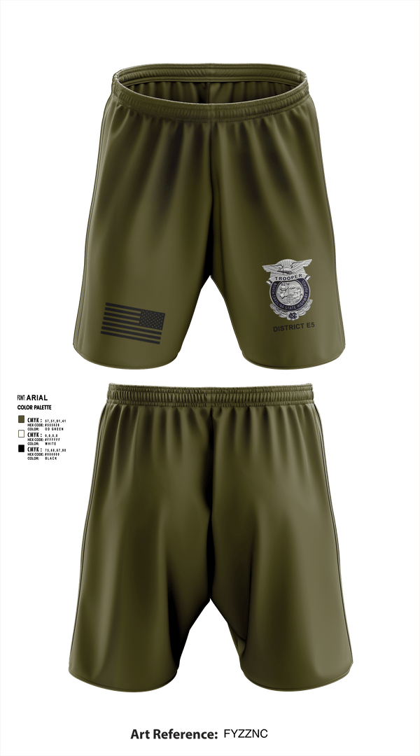 Athletic Shorts With Pockets, District E5, Police, Teamtime, Team time, sublimation, custom sports apparel, team uniforms, spirit wear, spiritwear, sports uniforms, custom shirts, team store, custom team store, fundraiser sports, apparel fundraiser