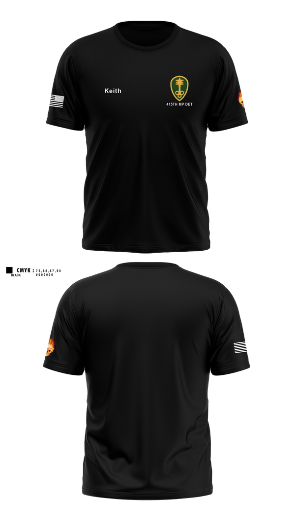Short Sleeve Performance Shirt, 415th MP DET, Army, Teamtime, Team time, sublimation, custom sports apparel, team uniforms, spirit wear, spiritwear, sports uniforms, custom shirts, team store, custom team store, fundraiser sports, apparel fundraiser