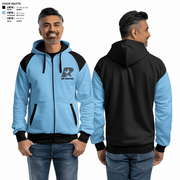 Zip Hoodie, DMV HOOPSTARZ, Men's Basketball, Teamtime, Team time, sublimation, custom sports apparel, team uniforms, spirit wear, spiritwear, sports uniforms, custom shirts, team store, custom team store, fundraiser sports, apparel fundraiser