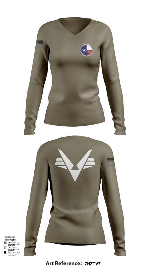 Women's Long Sleeve Vneck Shirt, SWR-TX-403, , Teamtime, Team time, sublimation, custom sports apparel, team uniforms, spirit wear, spiritwear, sports uniforms, custom shirts, team store, custom team store, fundraiser sports, apparel fundraiser
