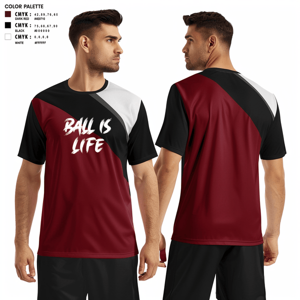 Short Sleeve Performance Shirt, Ballislife, Men's Basketball, Teamtime, Team time, sublimation, custom sports apparel, team uniforms, spirit wear, spiritwear, sports uniforms, custom shirts, team store, custom team store, fundraiser sports, apparel fundraiser