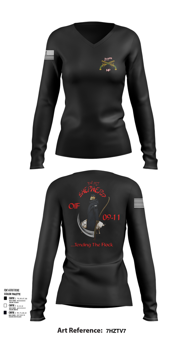 Women's Long Sleeve Vneck Shirt, , Army, Teamtime, Team time, sublimation, custom sports apparel, team uniforms, spirit wear, spiritwear, sports uniforms, custom shirts, team store, custom team store, fundraiser sports, apparel fundraiser