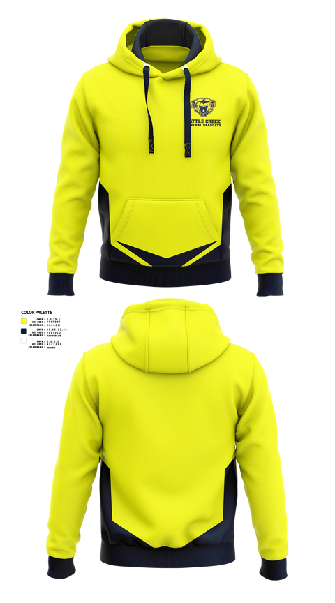 Hoodie, Battle Creek Central Bearcats Flag Football, Track & Field, Teamtime, Team time, sublimation, custom sports apparel, team uniforms, spirit wear, spiritwear, sports uniforms, custom shirts, team store, custom team store, fundraiser sports, apparel fundraiser