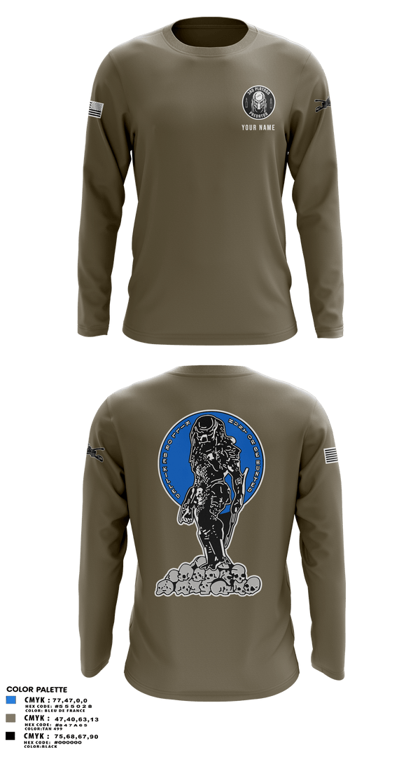 Long Sleeve Performance Shirt, 3rd Platoon, Army, Teamtime, Team time, sublimation, custom sports apparel, team uniforms, spirit wear, spiritwear, sports uniforms, custom shirts, team store, custom team store, fundraiser sports, apparel fundraiser