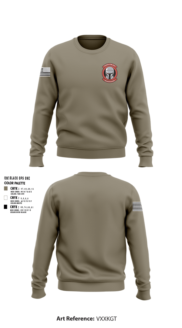 Crew Neck Sweatshirt, 637th Chemical Company, National Guard, Teamtime, Team time, sublimation, custom sports apparel, team uniforms, spirit wear, spiritwear, sports uniforms, custom shirts, team store, custom team store, fundraiser sports, apparel fundraiser