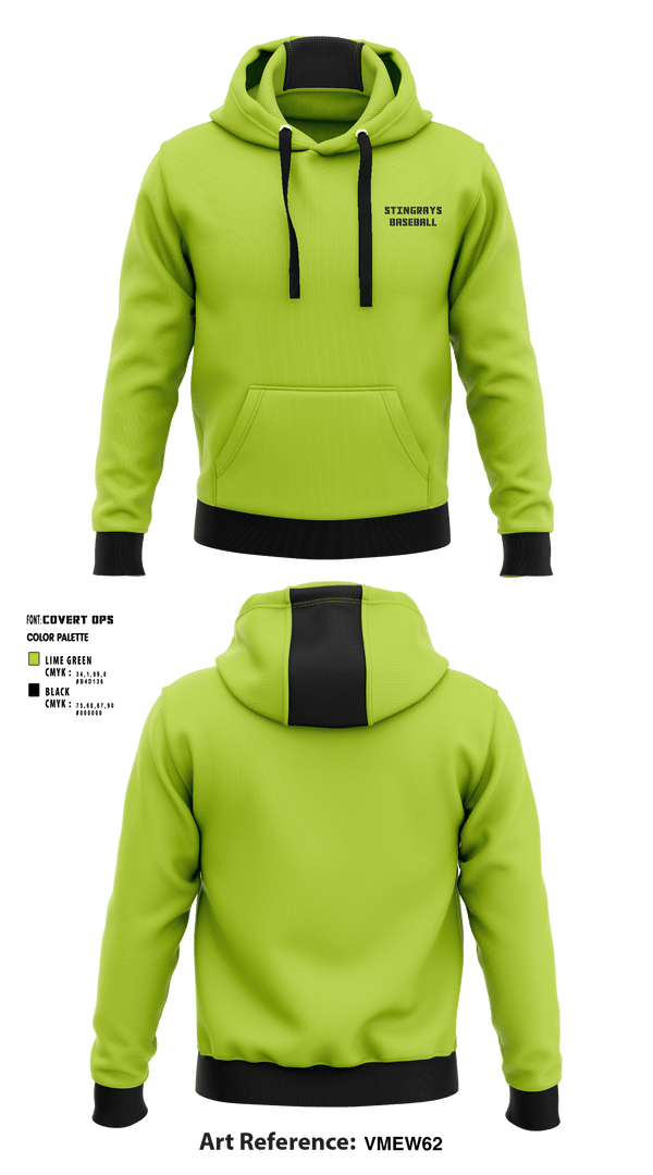 Hoodie, STINGRAYS, Baseball, Teamtime, Team time, sublimation, custom sports apparel, team uniforms, spirit wear, spiritwear, sports uniforms, custom shirts, team store, custom team store, fundraiser sports, apparel fundraiser