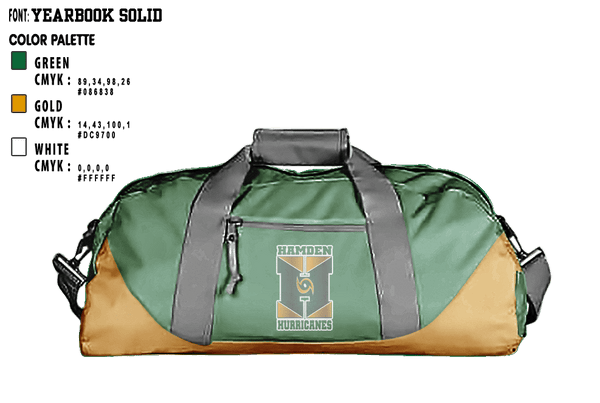 Duffle Bag, Hamden Fathers Football & Cheerleading Association, Football, Teamtime, Team time, sublimation, custom sports apparel, team uniforms, spirit wear, spiritwear, sports uniforms, custom shirts, team store, custom team store, fundraiser sports, apparel fundraiser