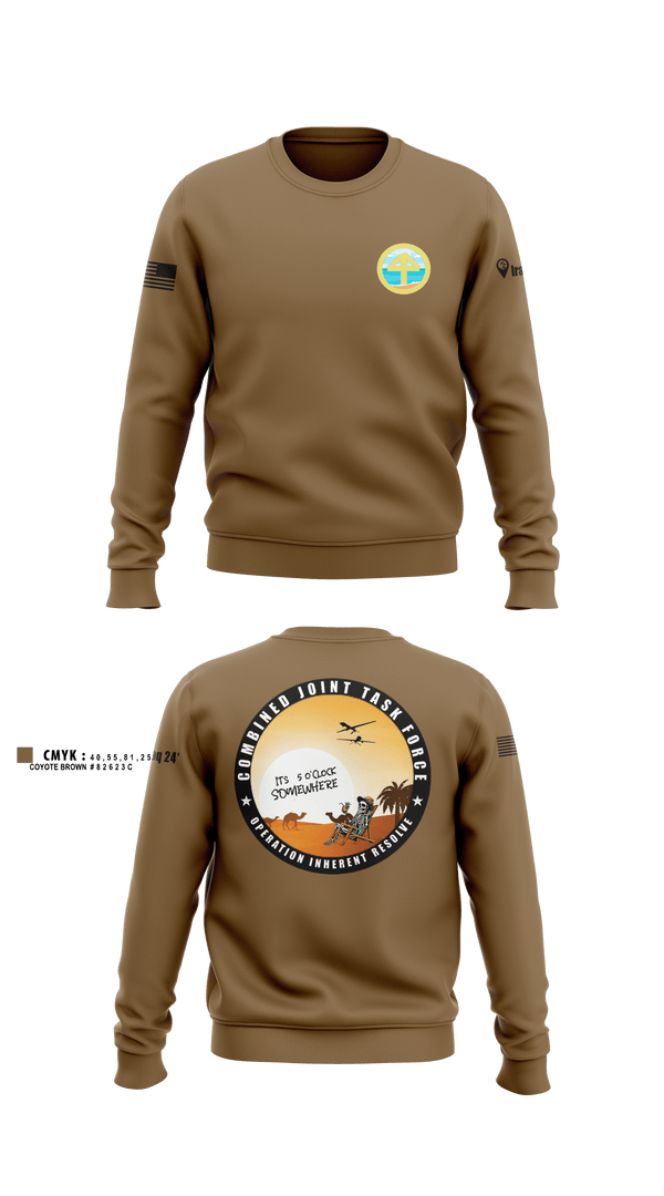 Crew Neck Sweatshirt, 44IBCT HHC44IBCT, Army, Teamtime, Team time, sublimation, custom sports apparel, team uniforms, spirit wear, spiritwear, sports uniforms, custom shirts, team store, custom team store, fundraiser sports, apparel fundraiser