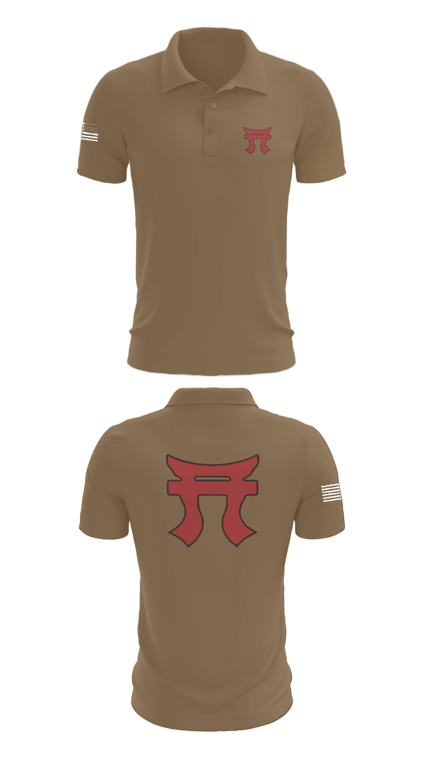 Short Sleeve Performance Polo, 187th Iron Rakkasans, Army, Teamtime, Team time, sublimation, custom sports apparel, team uniforms, spirit wear, spiritwear, sports uniforms, custom shirts, team store, custom team store, fundraiser sports, apparel fundraiser