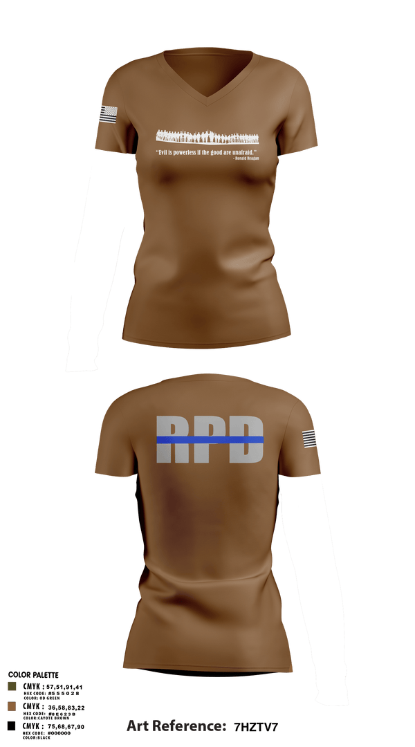 Women's Short Sleeve Vneck Shirt, Roanoke SWAT, Police, Teamtime, Team time, sublimation, custom sports apparel, team uniforms, spirit wear, spiritwear, sports uniforms, custom shirts, team store, custom team store, fundraiser sports, apparel fundraiser