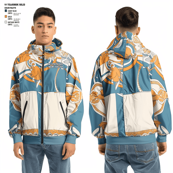 Windbreaker, BC Strykers, Men's Soccer, Teamtime, Team time, sublimation, custom sports apparel, team uniforms, spirit wear, spiritwear, sports uniforms, custom shirts, team store, custom team store, fundraiser sports, apparel fundraiser