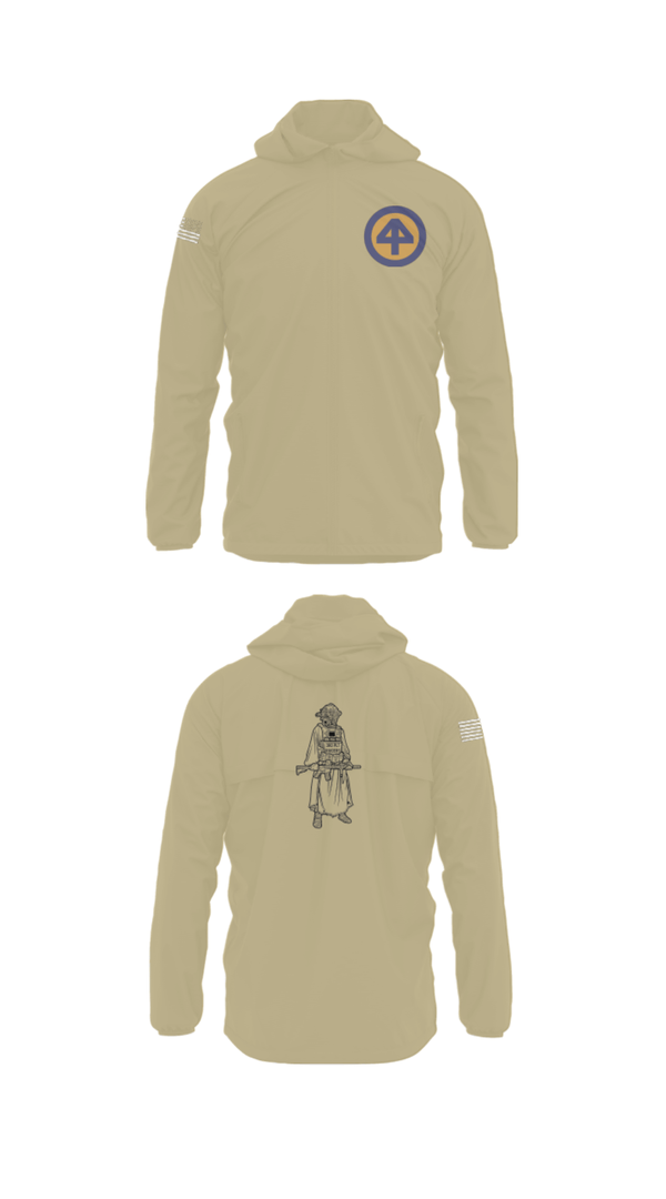 Windbreaker, A Co 1/1-114thA Co 1-114th INF, Army, Teamtime, Team time, sublimation, custom sports apparel, team uniforms, spirit wear, spiritwear, sports uniforms, custom shirts, team store, custom team store, fundraiser sports, apparel fundraiser