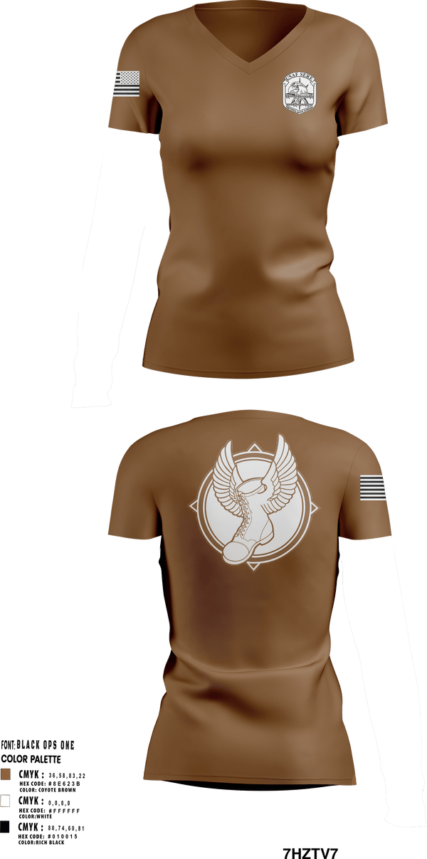 Women's Short Sleeve Vneck Shirt, 445th SERE, Air Force, Teamtime, Team time, sublimation, custom sports apparel, team uniforms, spirit wear, spiritwear, sports uniforms, custom shirts, team store, custom team store, fundraiser sports, apparel fundraiser