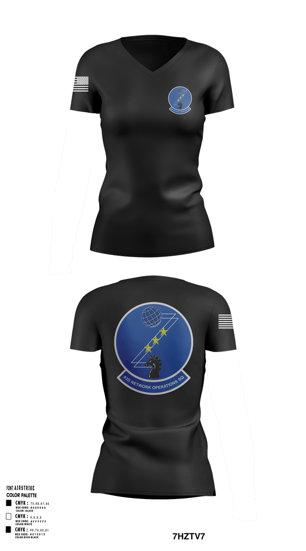 Women's Short Sleeve Vneck Shirt, 83 NOS, Air Force, Teamtime, Team time, sublimation, custom sports apparel, team uniforms, spirit wear, spiritwear, sports uniforms, custom shirts, team store, custom team store, fundraiser sports, apparel fundraiser