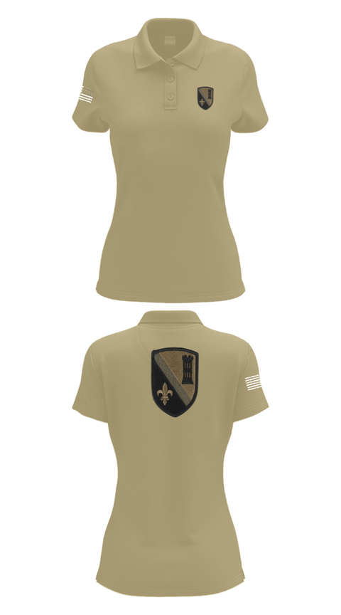 Women's Short Sleeve Performance Polo, 844th ECC, National Guard, Teamtime, Team time, sublimation, custom sports apparel, team uniforms, spirit wear, spiritwear, sports uniforms, custom shirts, team store, custom team store, fundraiser sports, apparel fundraiser