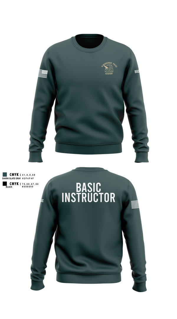 Crew Neck Sweatshirt, Academy-Basic Unit, Police, Teamtime, Team time, sublimation, custom sports apparel, team uniforms, spirit wear, spiritwear, sports uniforms, custom shirts, team store, custom team store, fundraiser sports, apparel fundraiser