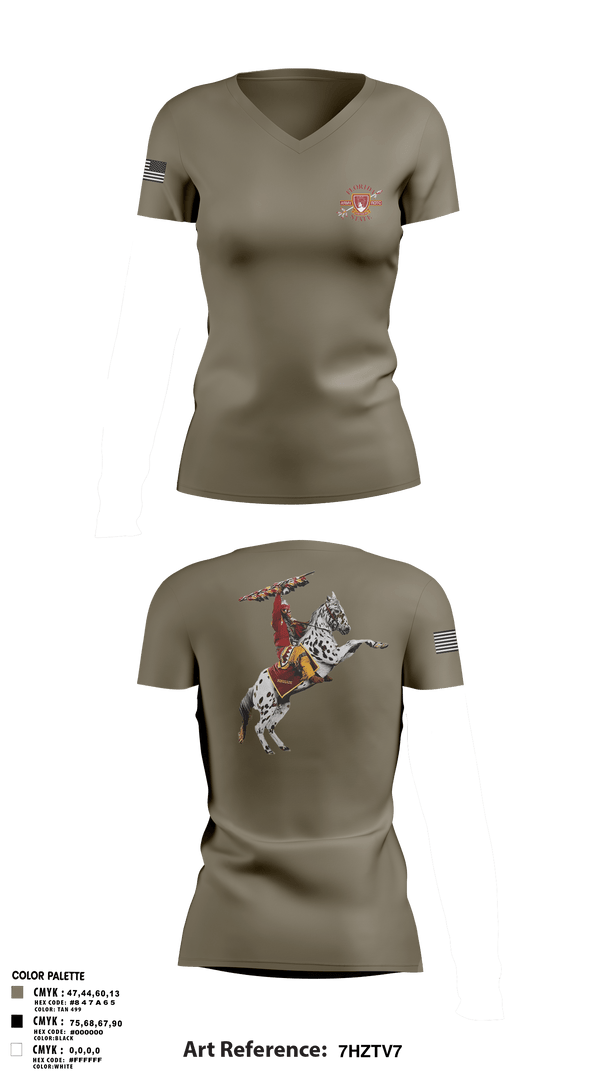 Women's Short Sleeve Vneck Shirt, FSU ROTC, Army, Teamtime, Team time, sublimation, custom sports apparel, team uniforms, spirit wear, spiritwear, sports uniforms, custom shirts, team store, custom team store, fundraiser sports, apparel fundraiser