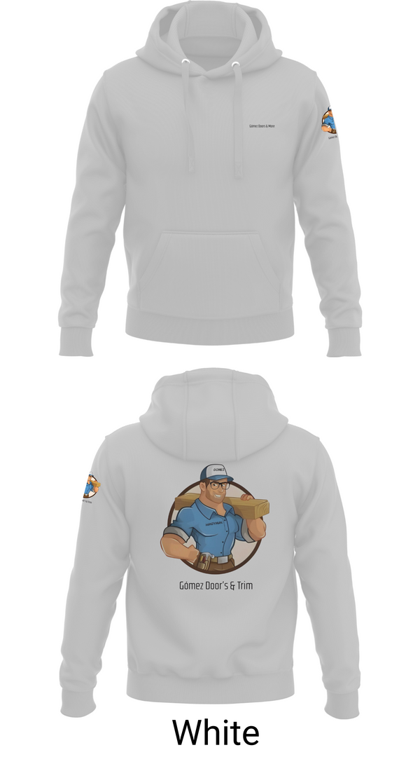 Hoodie, Gómez Door’s & Trim, , Teamtime, Team time, sublimation, custom sports apparel, team uniforms, spirit wear, spiritwear, sports uniforms, custom shirts, team store, custom team store, fundraiser sports, apparel fundraiser
