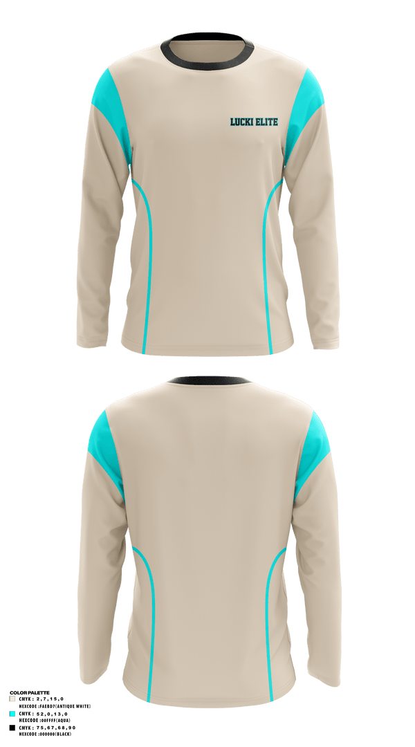 Long Sleeve Performance Shirt, Lucki Elite, Men's Basketball, Teamtime, Team time, sublimation, custom sports apparel, team uniforms, spirit wear, spiritwear, sports uniforms, custom shirts, team store, custom team store, fundraiser sports, apparel fundraiser