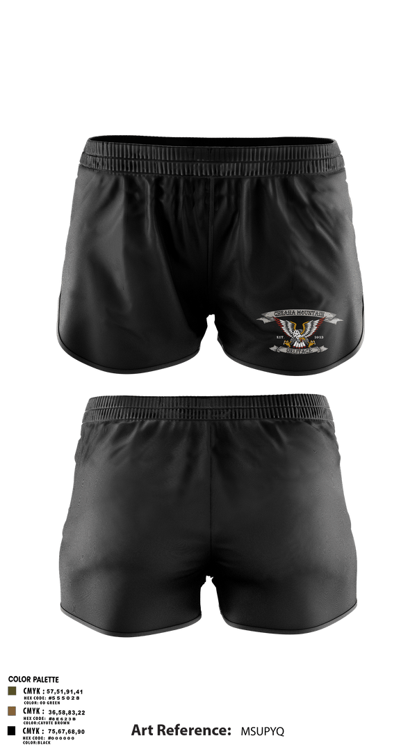 Ranger Panties, Cheaha Mountain Helitack, Fire Department, Teamtime, Team time, sublimation, custom sports apparel, team uniforms, spirit wear, spiritwear, sports uniforms, custom shirts, team store, custom team store, fundraiser sports, apparel fundraiser