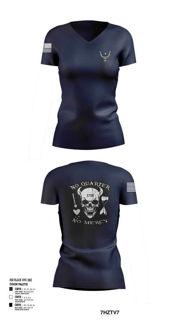 Women's Short Sleeve Vneck Shirt, USS Midway, Navy, Teamtime, Team time, sublimation, custom sports apparel, team uniforms, spirit wear, spiritwear, sports uniforms, custom shirts, team store, custom team store, fundraiser sports, apparel fundraiser