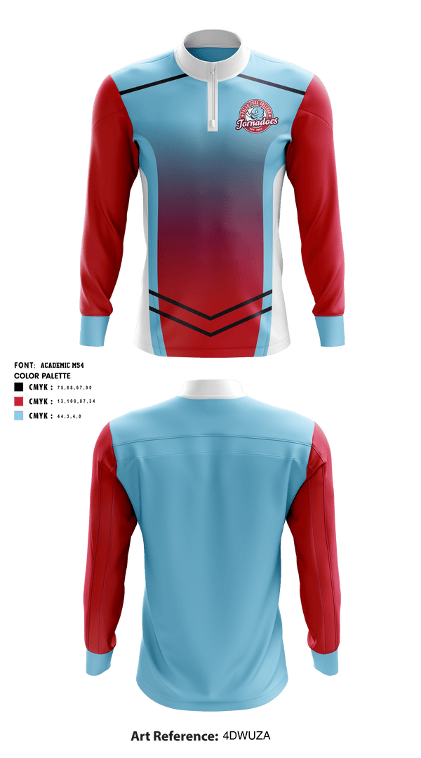 Quarter Zip Jacket, Talladega College Volleyball, Women's Volleyball, Teamtime, Team time, sublimation, custom sports apparel, team uniforms, spirit wear, spiritwear, sports uniforms, custom shirts, team store, custom team store, fundraiser sports, apparel fundraiser