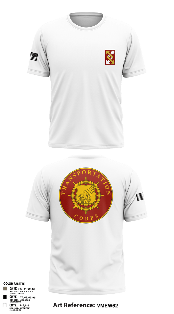 Old School Cotton Feel Shirt, 993rd Transportation Company, Army, Teamtime, Team time, sublimation, custom sports apparel, team uniforms, spirit wear, spiritwear, sports uniforms, custom shirts, team store, custom team store, fundraiser sports, apparel fundraiser