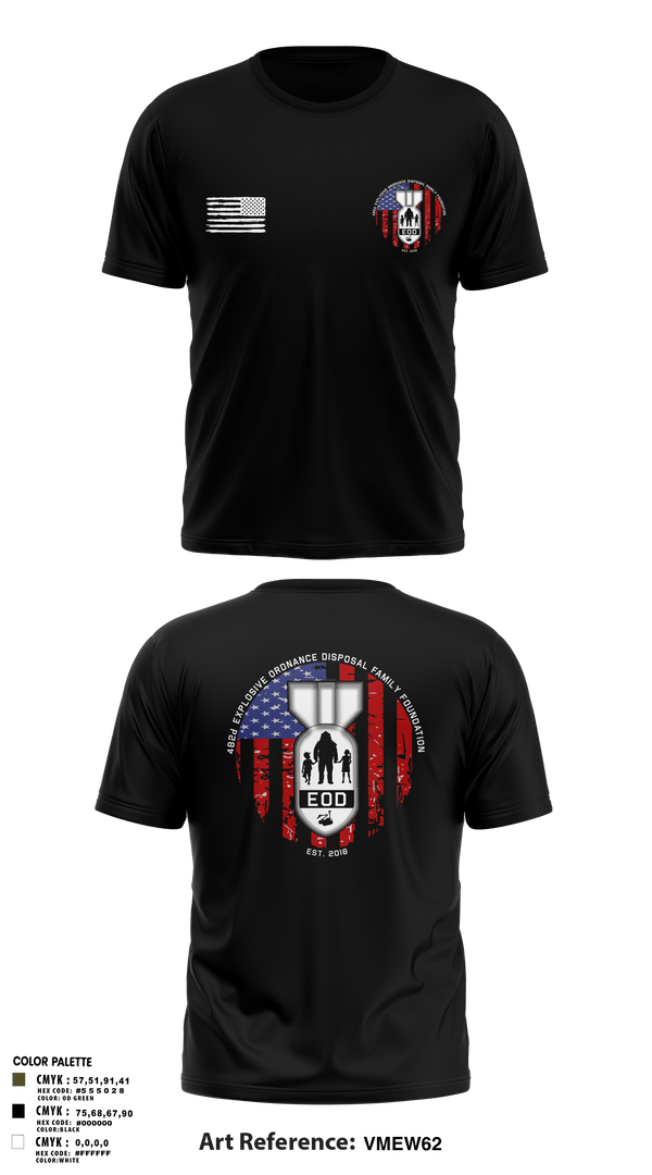 Old School Cotton Feel Shirt, 482nd EOD, Air Force, Teamtime, Team time, sublimation, custom sports apparel, team uniforms, spirit wear, spiritwear, sports uniforms, custom shirts, team store, custom team store, fundraiser sports, apparel fundraiser