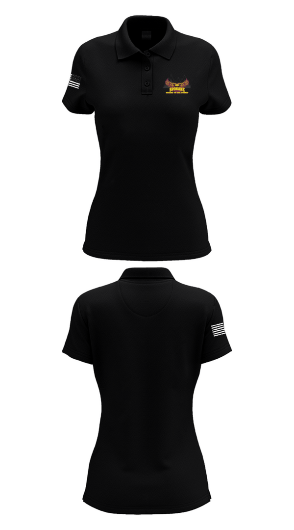 Women's Short Sleeve Performance Polo, Spokane R-7 High School Volleyball, Women's Volleyball, Teamtime, Team time, sublimation, custom sports apparel, team uniforms, spirit wear, spiritwear, sports uniforms, custom shirts, team store, custom team store, fundraiser sports, apparel fundraiser