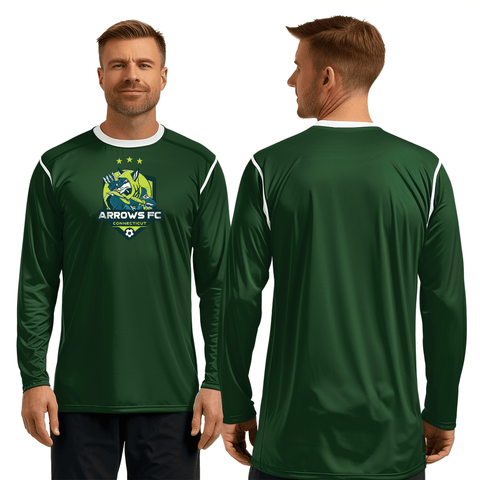 Long Sleeve Performance Shirt, ARROWS FC, Men's Soccer, Teamtime, Team time, sublimation, custom sports apparel, team uniforms, spirit wear, spiritwear, sports uniforms, custom shirts, team store, custom team store, fundraiser sports, apparel fundraiser