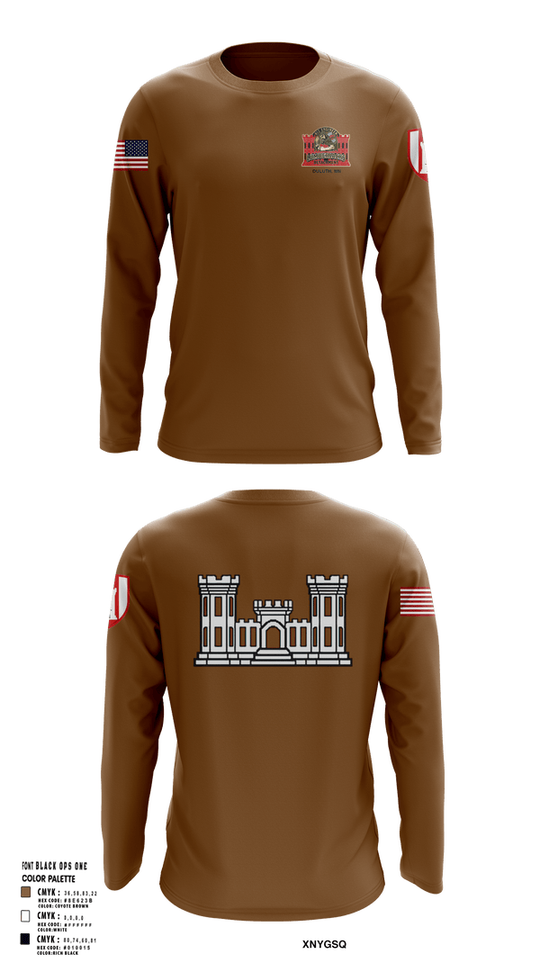 Long Sleeve Performance Shirt, 612 Engineer Detachment, , Teamtime, Team time, sublimation, custom sports apparel, team uniforms, spirit wear, spiritwear, sports uniforms, custom shirts, team store, custom team store, fundraiser sports, apparel fundraiser